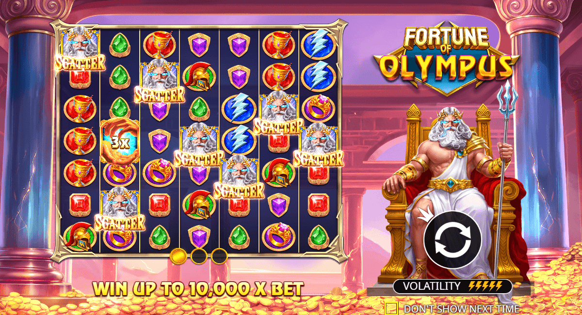 Machine a sous Fortune of Olympus