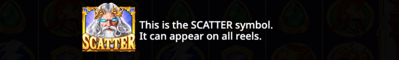 Fortune of Olympus Scatter Symboles