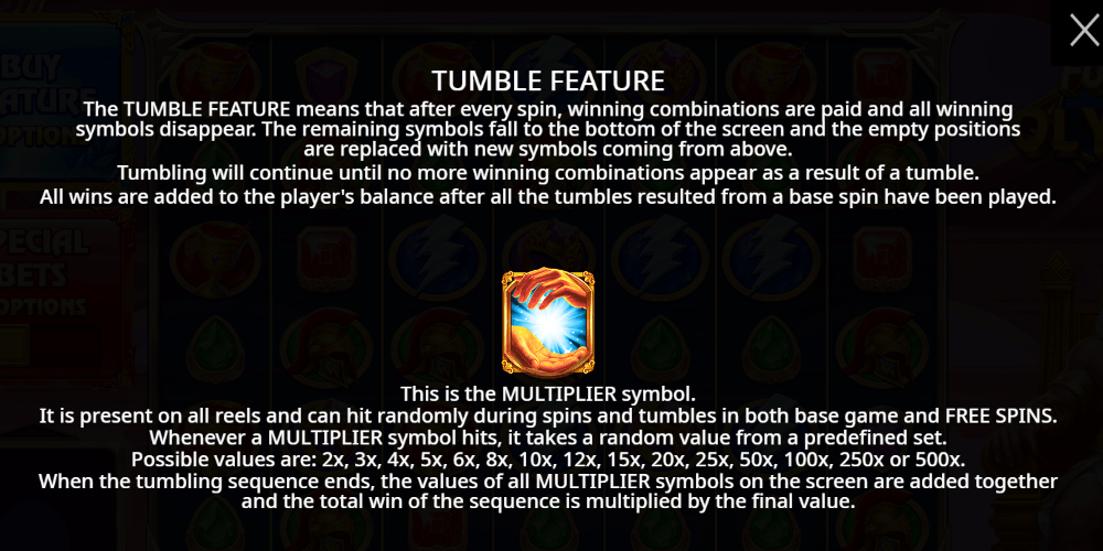 Machine a sous Fortune of Olympus Multiplier